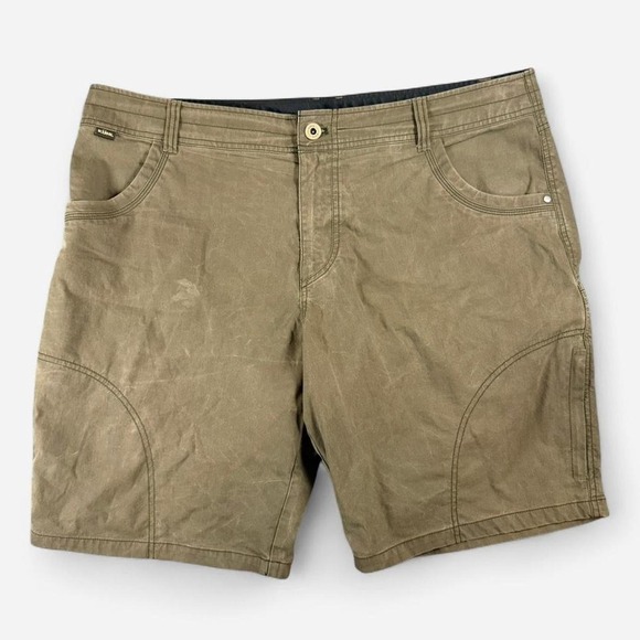 Kuhl Other - Kuhl Green Hiking Shorts Heavyweight Durable Activewear Size 40x12